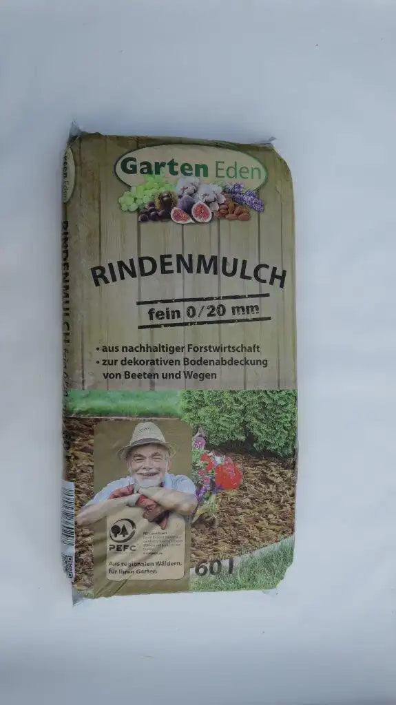 Feiner Rindenmulch 60 l – Palette mit 45 Säcken